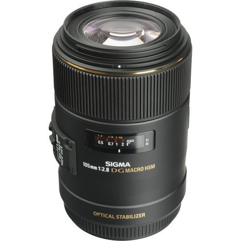 Sigma EX 105mm f/2.8 HSM EX DG OS AF Lens For Canon for sale