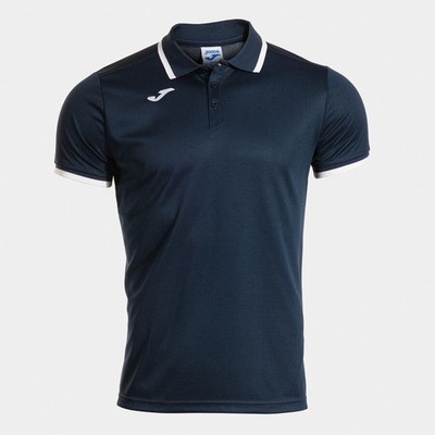Joma Combi Premium Polo Shirt Navy/Blue 104493.332 Xlarge Soccer Running