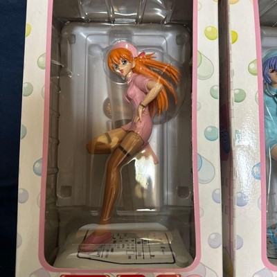 Evangelion EXTRA Nurse Figure Asuka Langley and Rei Ayanami SEGA