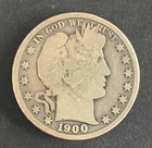 1900 Barber Silver Half Dollar