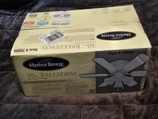 Harbor Breeze 30in/76cm Breezeway White Finish #20006-NIB SEALED