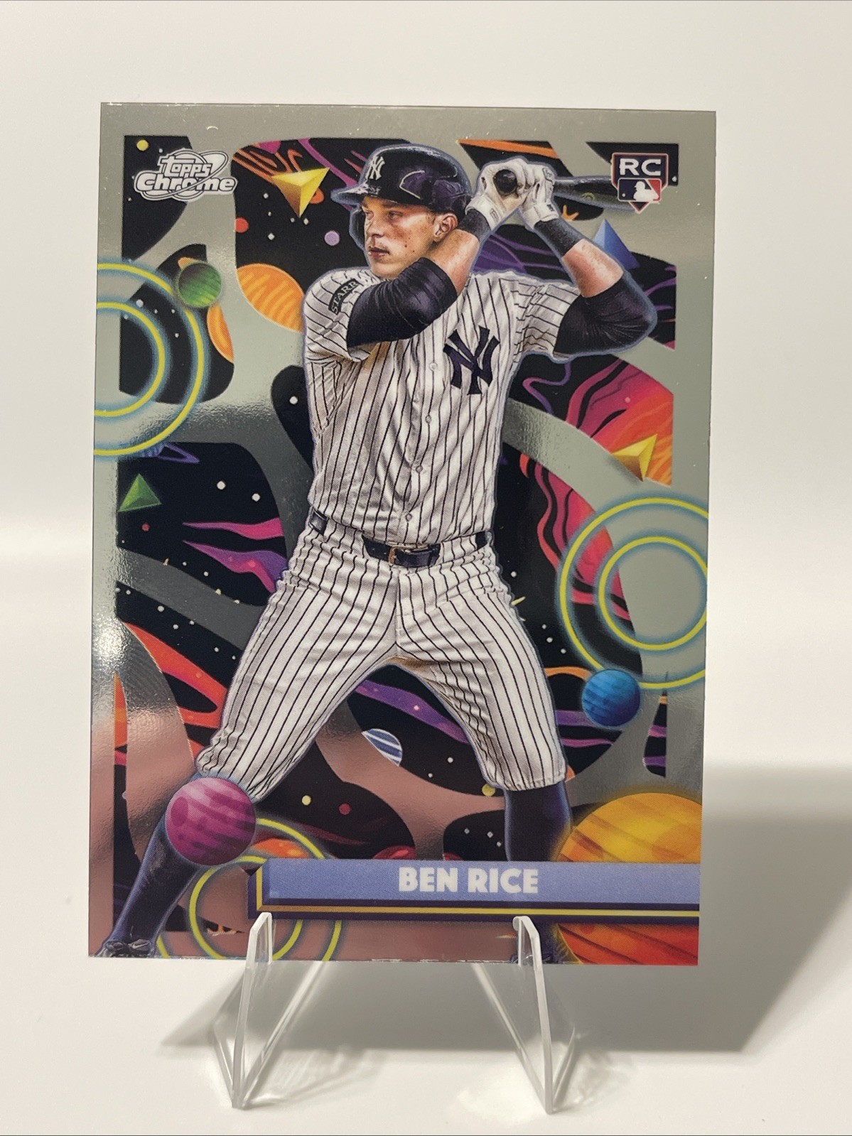 Topps Cosmic Chrome Ben Rice Rookie #174 New York Yankees Baseball 2025