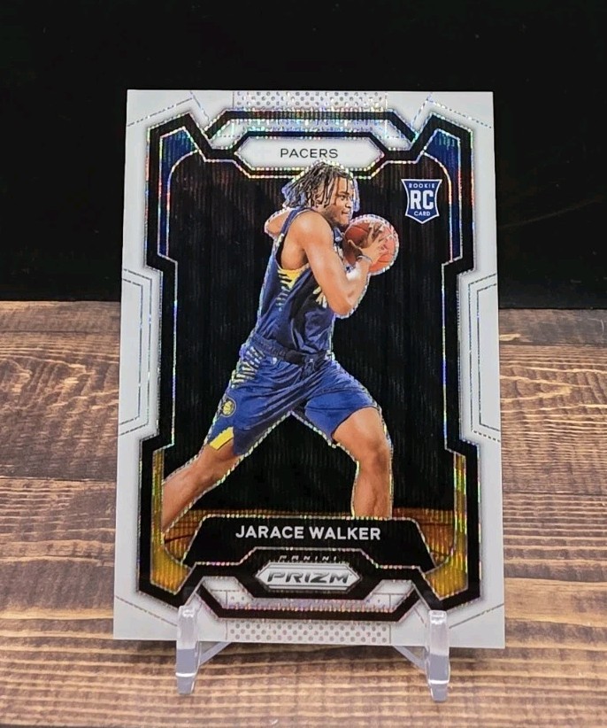 2023-24 Panini Prizm Jarace Walker White Wave /38 #168 RC Pacers