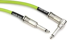 Ernie Ball Flex Instrument Cable - Green, 10 feet