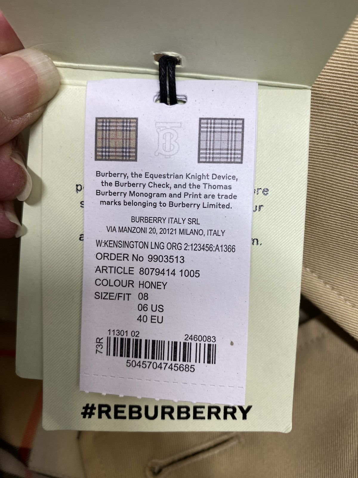 Burberry Womens Long Kensington Heritage Trench Coat Size 6 Beige thumbnail 23