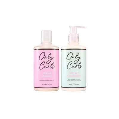 Only Curls Reinigungspaket, 300ml x2, lockiges Haar 300g (2er Pack), transparent 