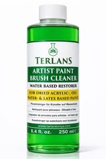 Art Paint Brush Cleaner Care Solution, 8.4 fl oz 250 ml Removes Acrylic...