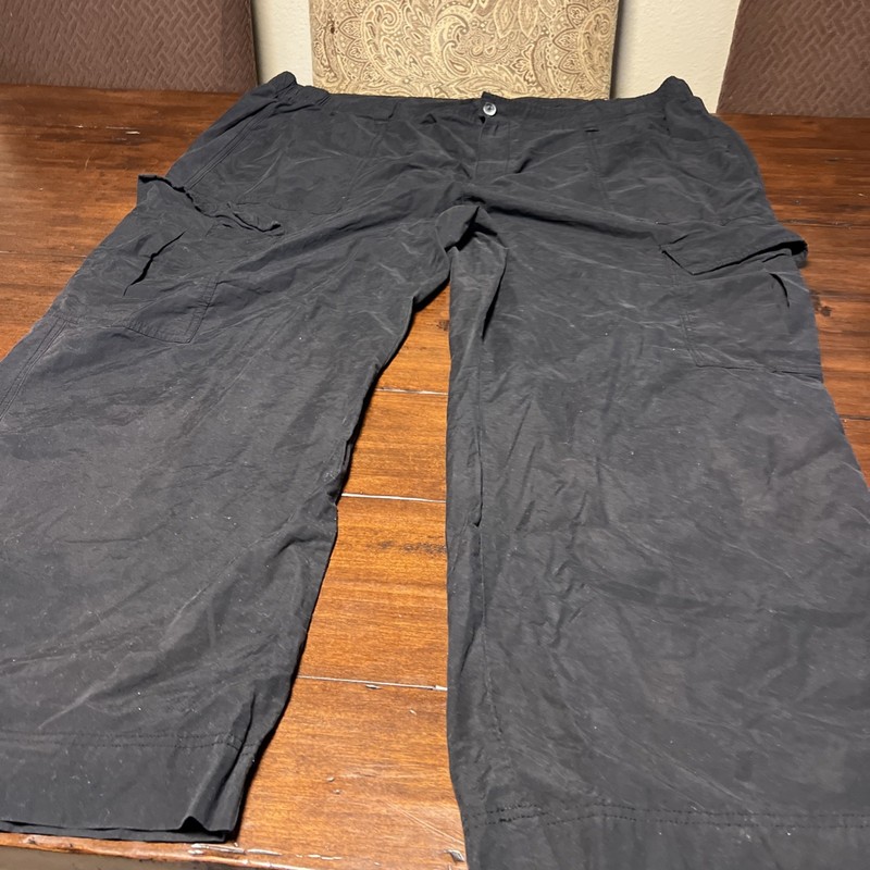 Old Navy Wide Leg Cargo Women’s 3X Black