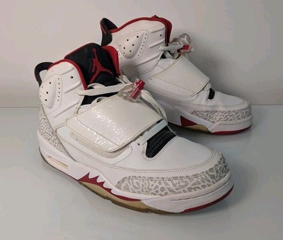 Nike Jordan Son of Mars White Red Elephant Print Mens Basketball Shoes Size 10.5