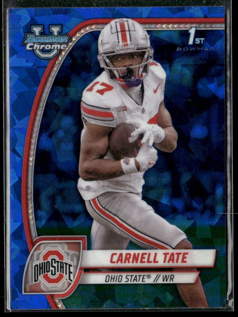 2024 Bowman University Chrome Sapphire Edition #39 Carnell Tate