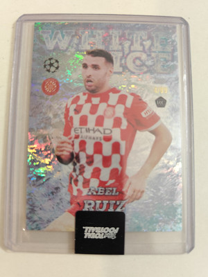 Topps Total Football 24/25 Abel Ruiz White Ice /99 Girona RC Rookie