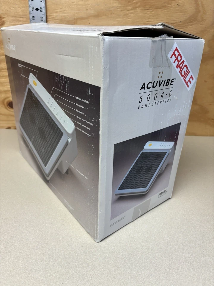 AcuVibe 5004C Computerized Foot Massager Adjustable Vibration UNUSED/ TEST VIDEO - Image 4 of 4