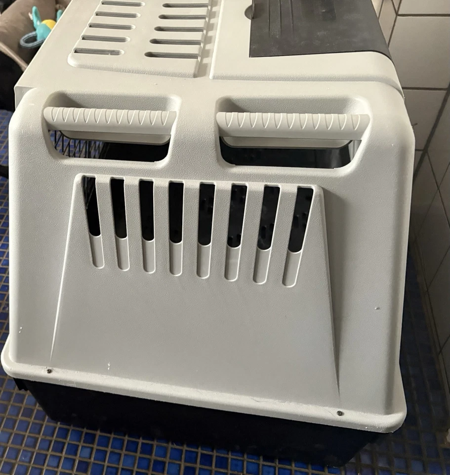Hundetransportbox XXL Auto, grau/schwarz  - Bild 4 von 4