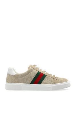 Gucci - Women - Sneakers with  Web  strap - Beige
