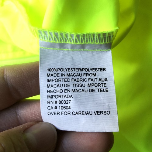 Pearl Izumi Lightweight Cycling Jacket Men’s M Screaming Yellow Full Zip - Picture 6 of 7