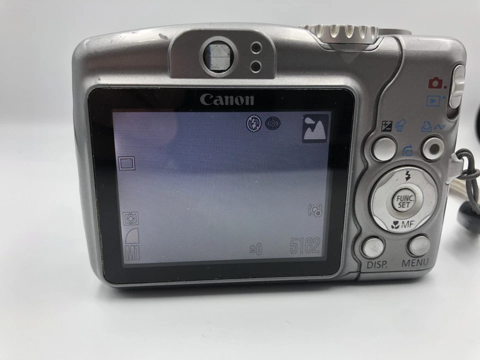 Canon PowerShot A710 IS 7.1MP Digitalkamera - Metallic grey (Kit mit IS... - Bild 4 von 4