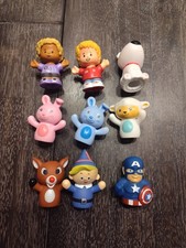Rubber Finger Puppets Assorted Lot Of 9 All Different