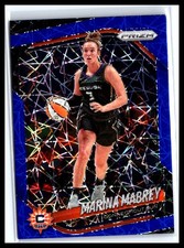 2025 Panini Prizm WNBA #18 Marina Mabrey Blue Velocity Prizms