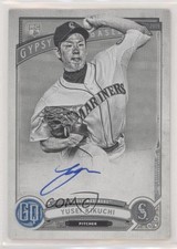 2019 Topps Gypsy Queen Auto Black & White 16/50 Yusei Kikuchi #GQA-YK Auto no9