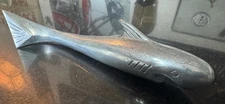 Bar-A-Cuda Shark Fish Beer Bottle Opener 7" Cast Aluminum 1954 MCM RARE vintage 