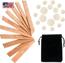 SATINIOR 27 Pieces Clarinet Cork Replacement Kit with 10 Pcs Clarinet Joint Cork