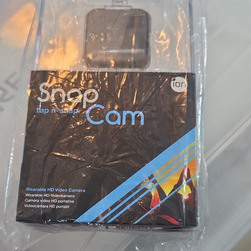 ION Snap Cam Tap N Snap Wearable High Definition HD Video Camera Black
