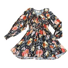Spell and the Gypsy Sangria Playdress Nightshade Long Sleeve Floral Size Small