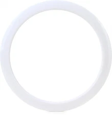 Bass Drum O's Port Hole Ring - 5-inch - White (5-pack) Bundle