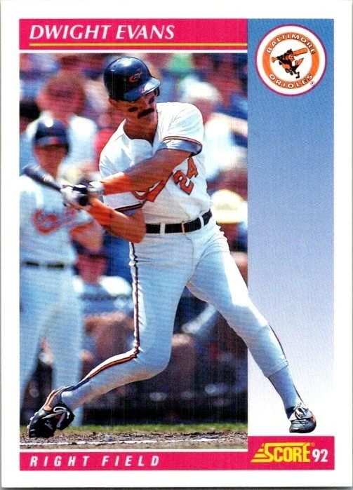 1992 Score Baseball (1-250) - You Pick - FREE SHIPPING 5+ Cards NM
