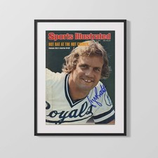 George Brett Autograph SI Print - Hot Corner 1976 - Royals Heat