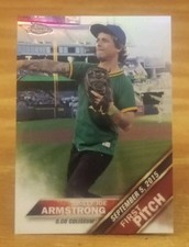 2016 Topps Chrome First Pitch Billy Joe Armstrong Oakland Athletics 