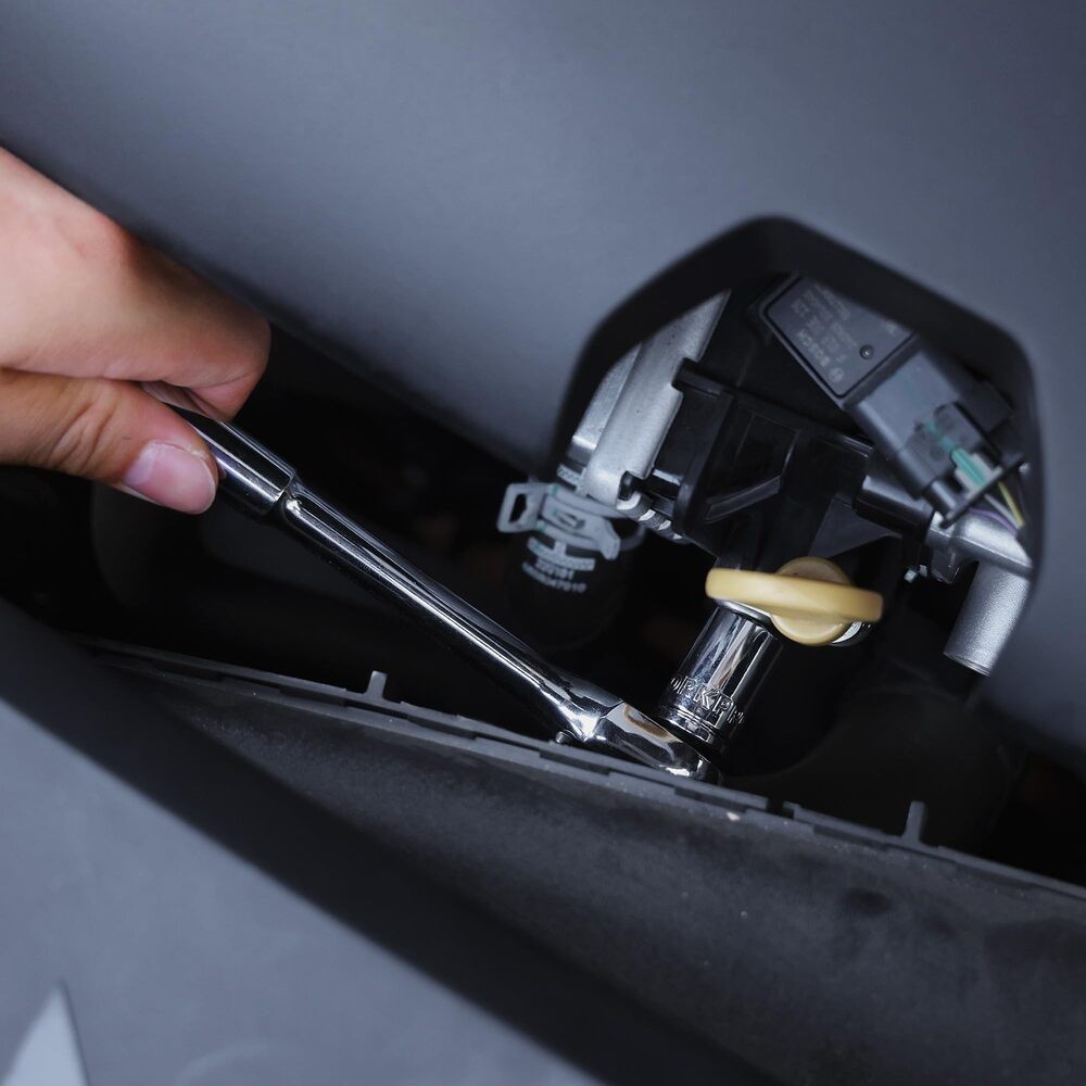 WORKPRO 3-Piece Low Profile Drive Ratchet 1/4