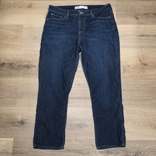 Signature by Levi Strauss Jeans Mid Rise Slim Women's 14S W32 L28 Blue Denim