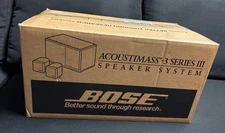 New Bose Acoustimass 3 Series III Surround Sound Speaker System Subwoofer White