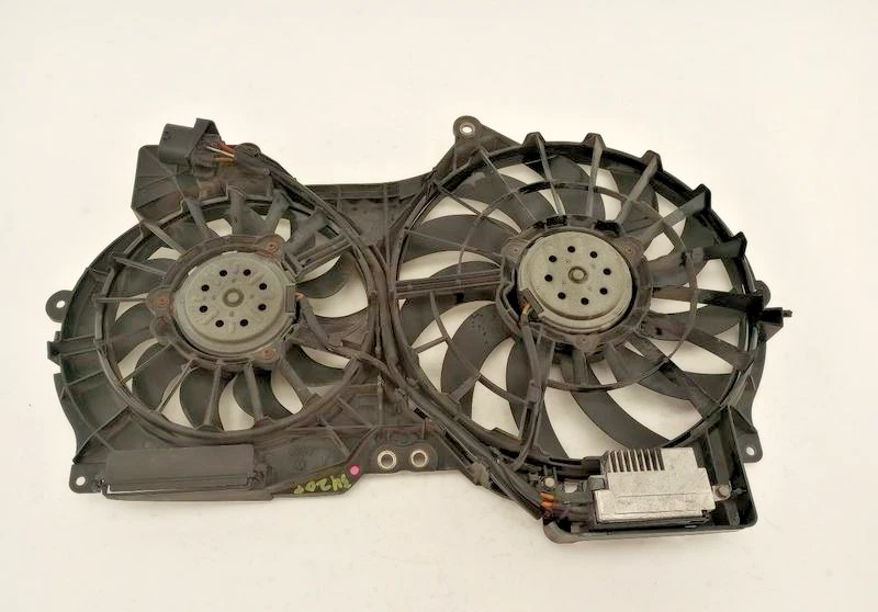 2005-2011 Audi A6 3.2L 6 Cylinder Radiator Cooling Fan Assembly OEM Foto 2 de 4