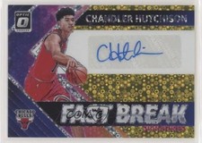 2018-19 Panini Donruss Optic Gold Prizm 9/10 Chandler Hutchison #FB-CHS Auto fm0
