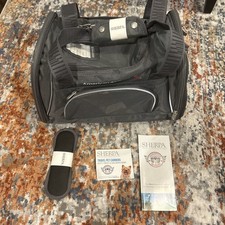 NIB Travel Pet Carrier, Airline Approved  Guaranteed On Board - Gray, Medium