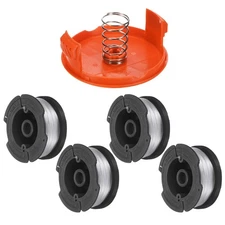 4pcs String Trimmer Line Replacement Spool AF-100 String with Cap & Spring