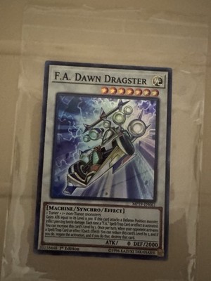 F.A. Dawn Dragster MP19-EN061 2019 Gold Sarcophagus Tin Mega Pack 1st Ed (NM)