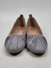 Journee Collection Women's Tannya Round Toe Ballet Dress Flats, Grey Size 10