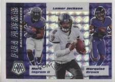 2020 Mosaic Flea Flicker Prizm II Marquise Brown Lamar Jackson Mark Ingram 0c2