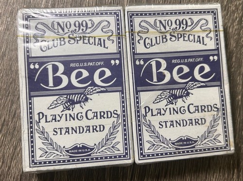 4 BEE No. 99 Club Special Playing Cards Standard Decks Diamond Back NEW No 67 - Imagen 6 de 9