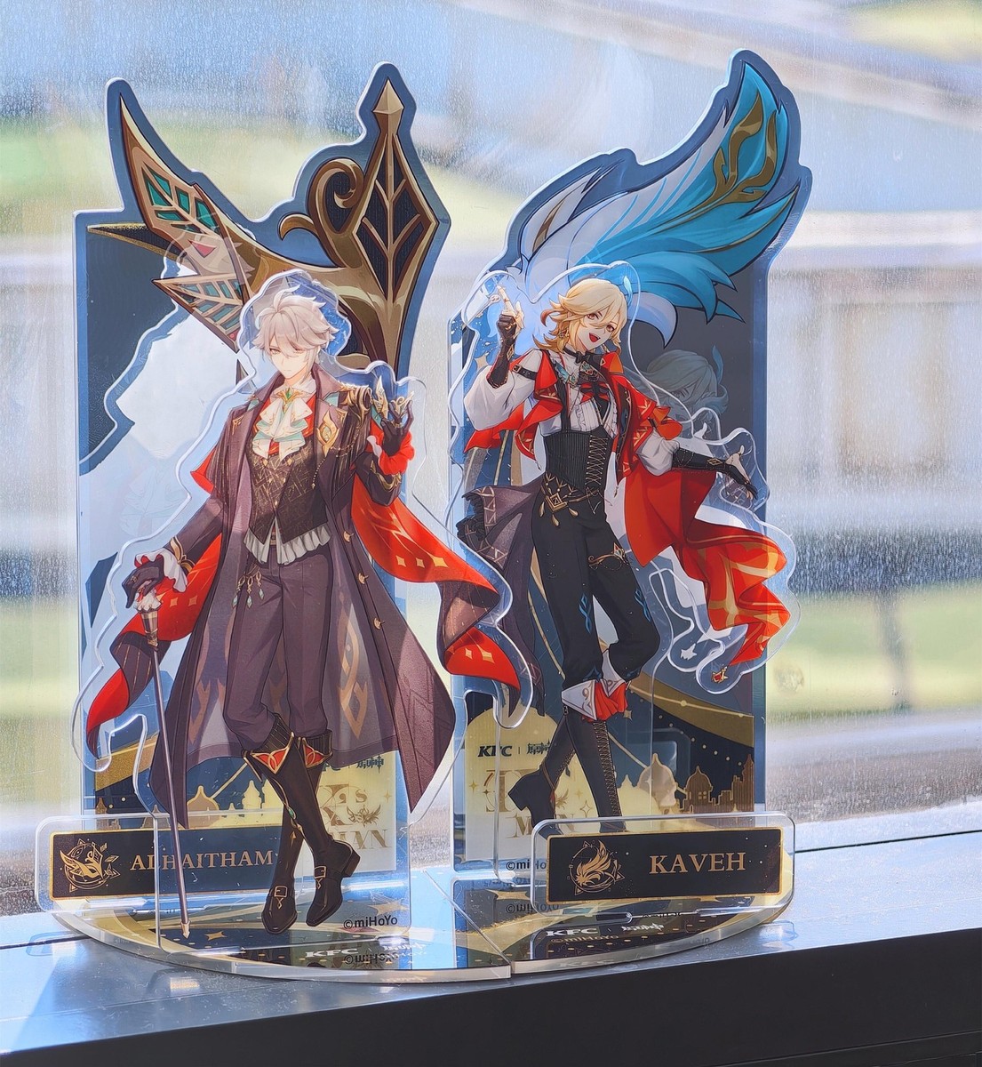 Mihoyo KFC Genshin Impact Alhaitham Kaveh Acrylic Stand Official