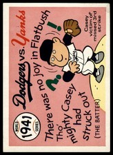 1970 Fleer World Series HUGH CASEY / MICKEY OWEN / JOE GORDON #38 Baseball Card