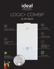 Ideal Logic Plus Combi2 C30 30kW Gas Combi Boiler & FLUE 228330  7 Yr War