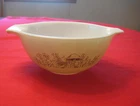 VINTAGE 1980s  PYREX FOREST FANCIES MUSHROOMS CINDERELLA MIXING BOWL #442