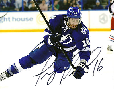 Teddy Purcell Hand Signed 8x10 Photo Tampa Bay Lightning NHL
