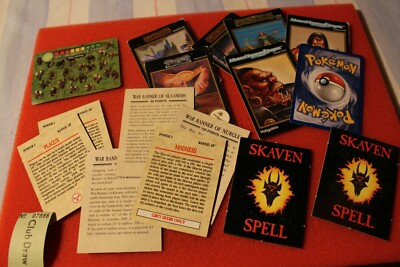 Games Workshop Warhammer ADD gemischte Karten Restposten Table Top TSR Konvolut Ersatzteile
