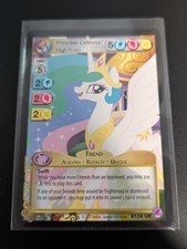 My Little Pony CCG Princess Celestia High Noon Ultra Rare MLP CCG #138 UR