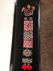 VTG Folk Art Wall Hanging Geometrical Wool Cross Stitch — photo 1